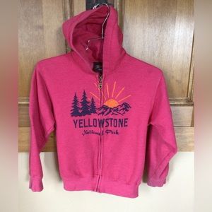 Girls Yellowstone zip hoodie